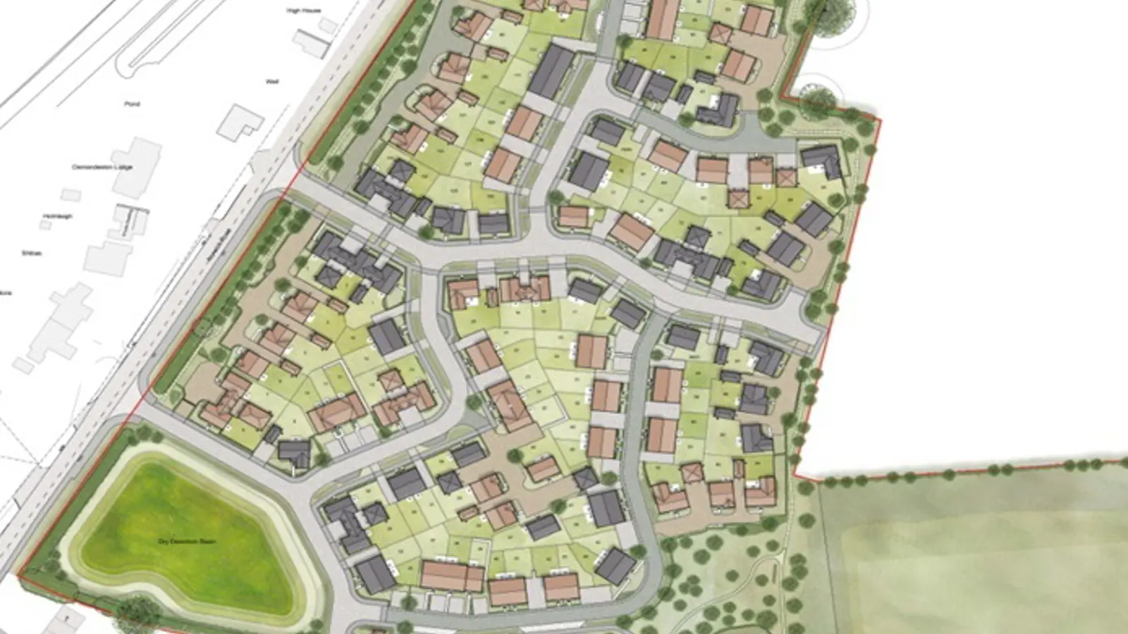 Planning application submitted for 112 new homes in Scole