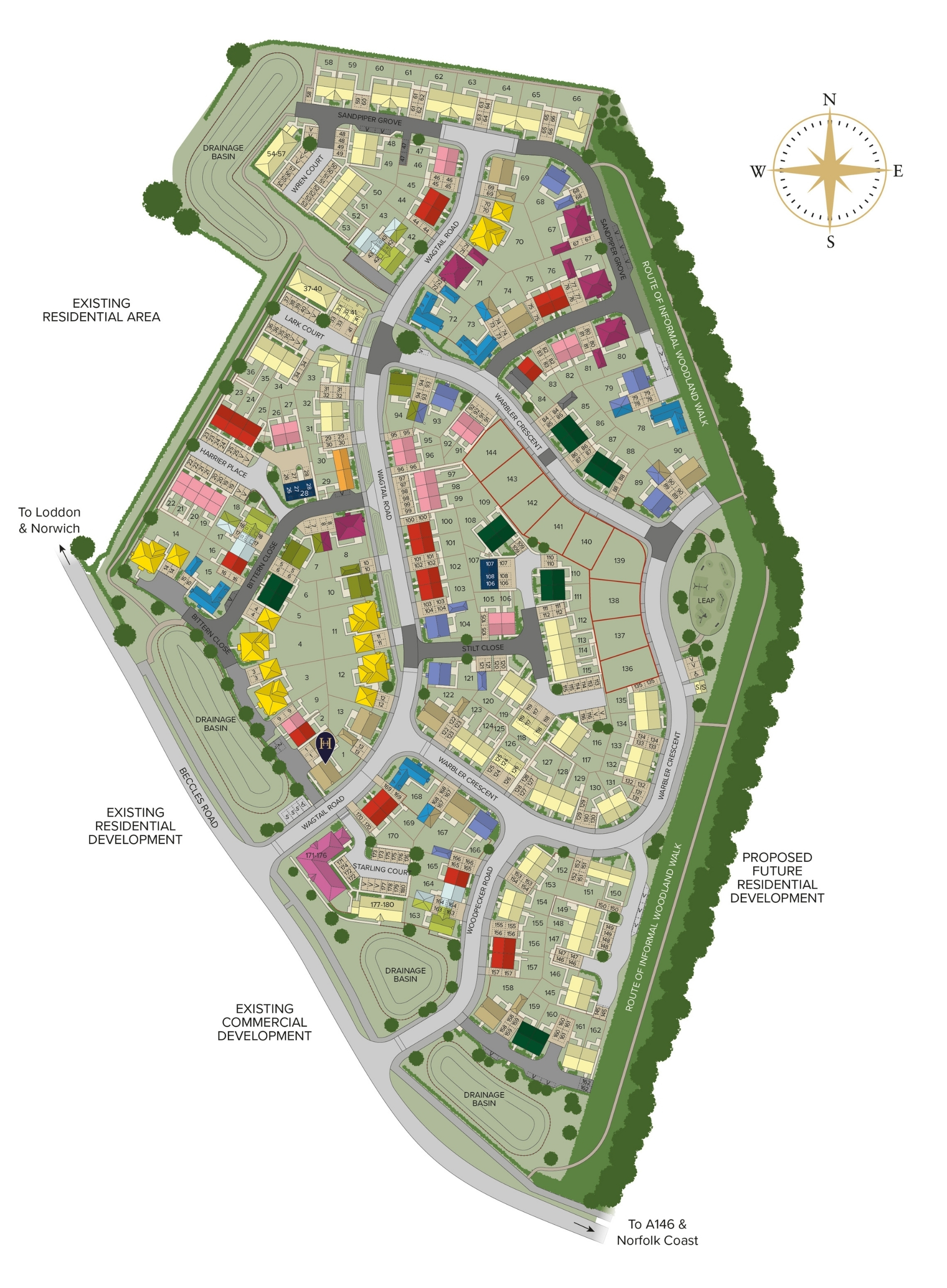 Loddon Rise, Loddon