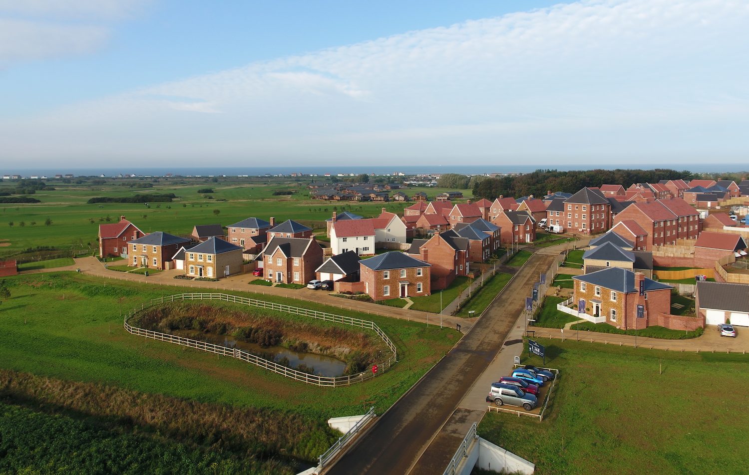 Butterfield Meadow, Hunstanton Aerial Shot