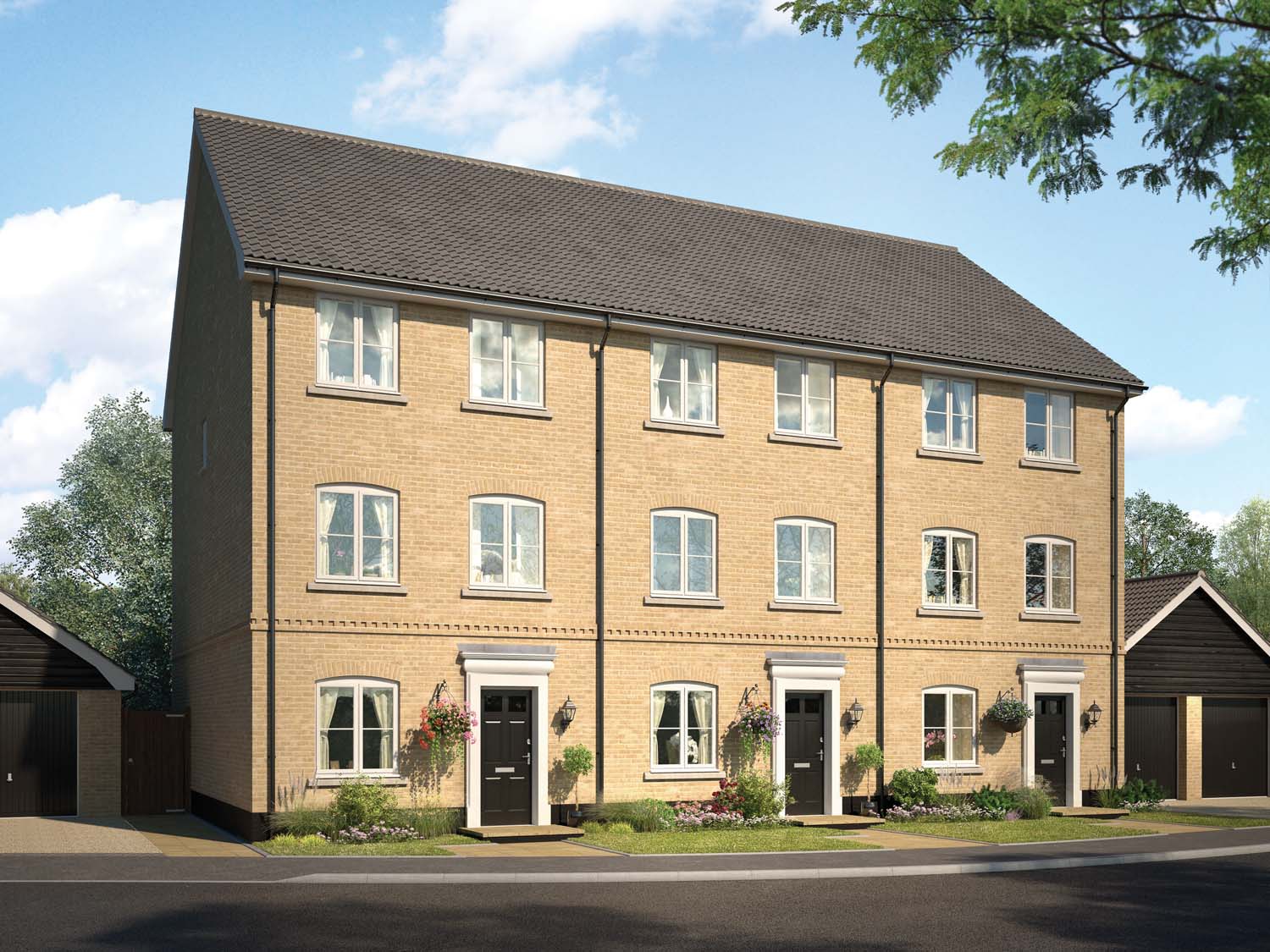 New Build Town Houses In Soham