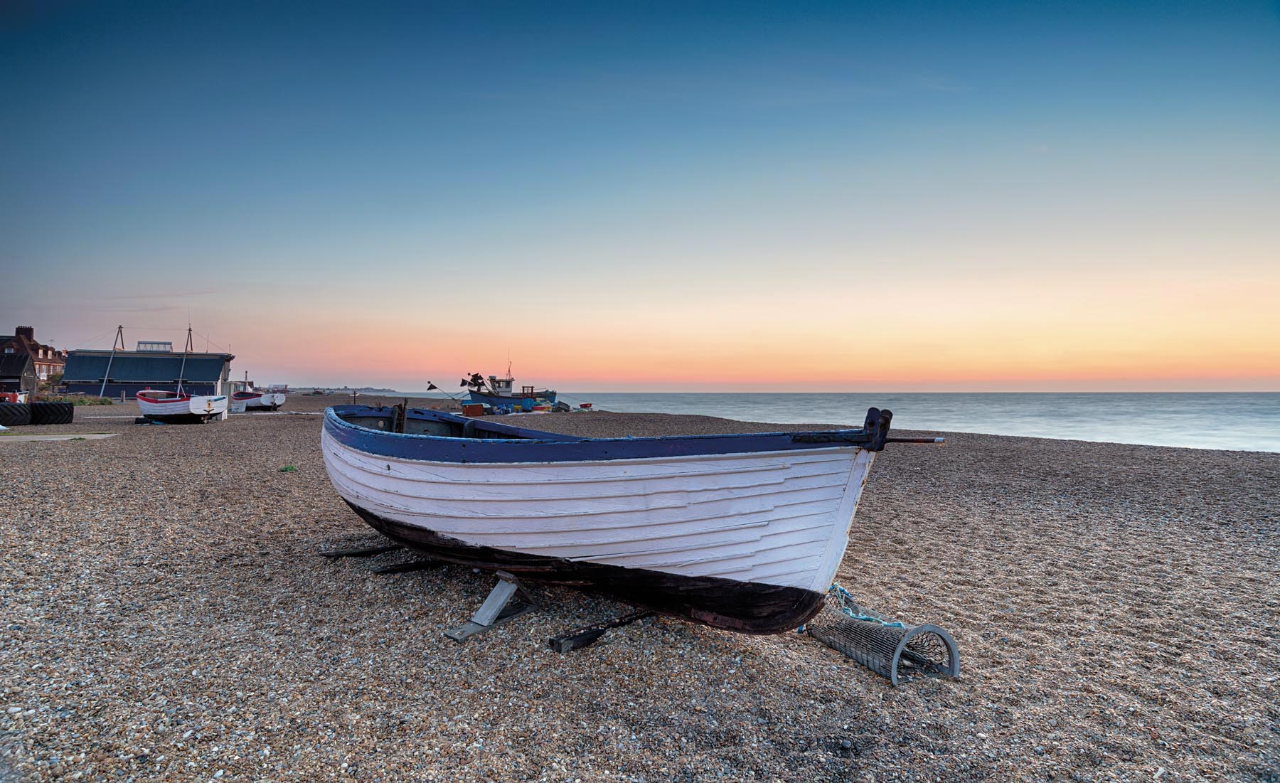 A Boat On A Beach In Suffolk