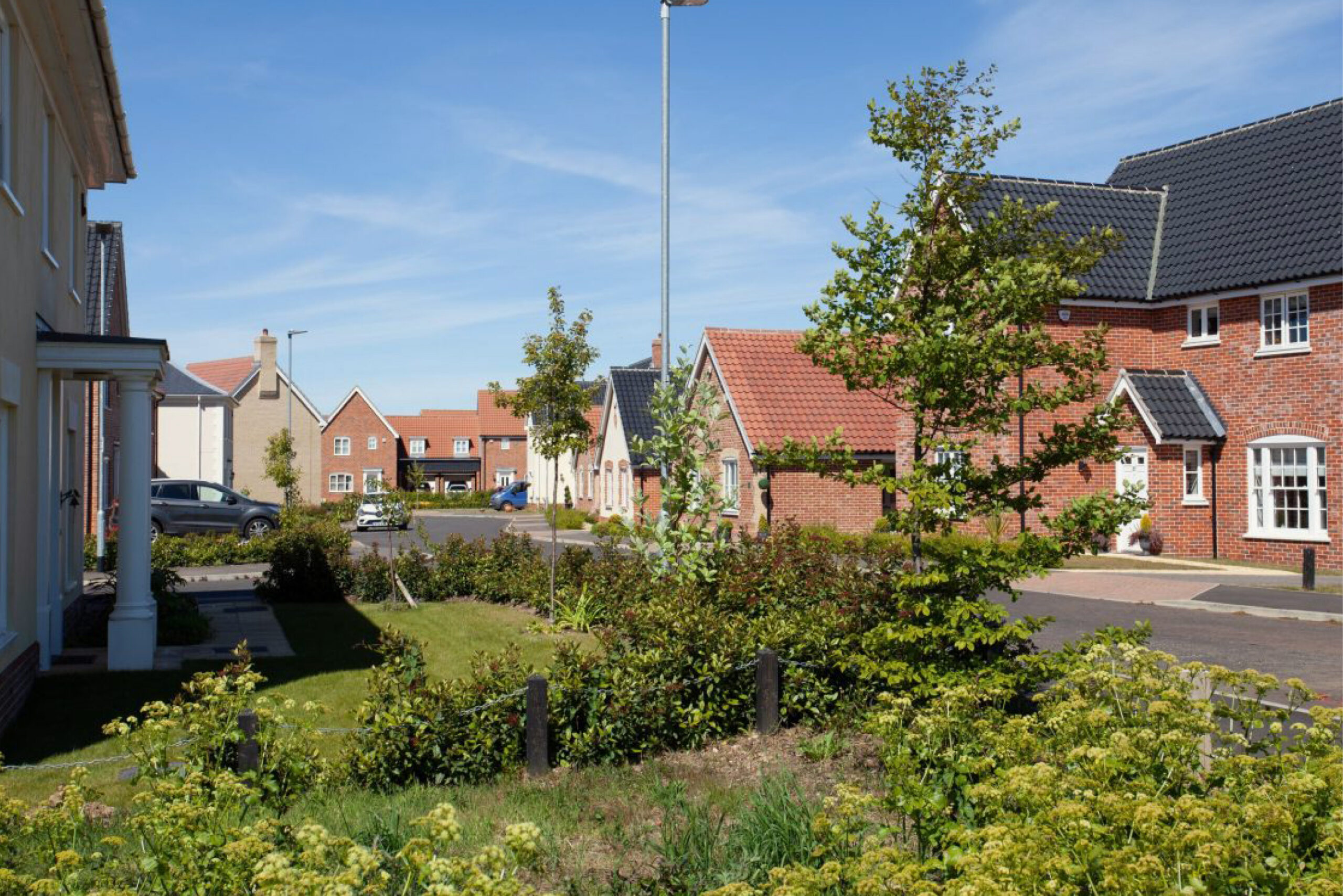 Nightingale Meadows In Leiston Streetscene