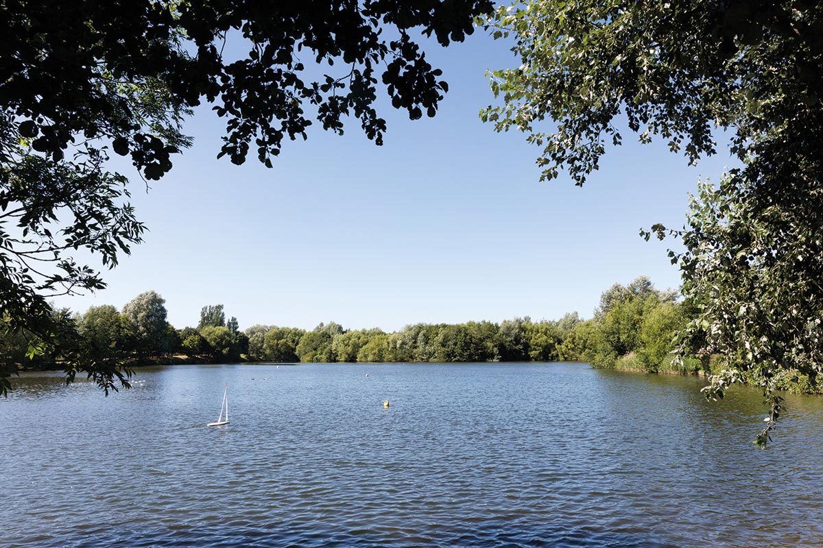 Scenic View Of A Lake In Suffolk