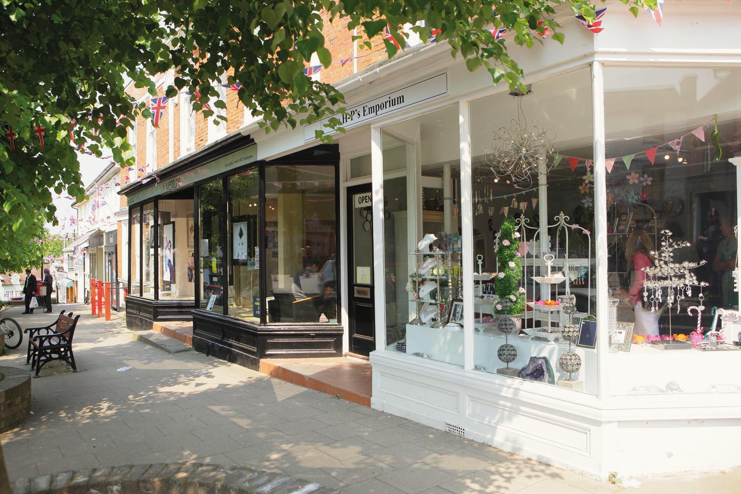 Shop Front In A Suffollk Town