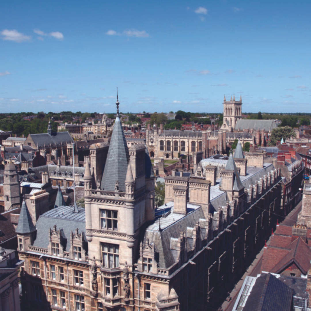Cambridge College from above
