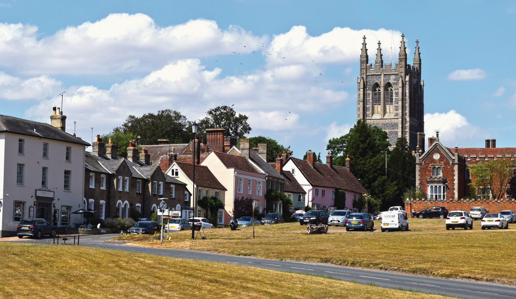 View Of A Church In Suffolk