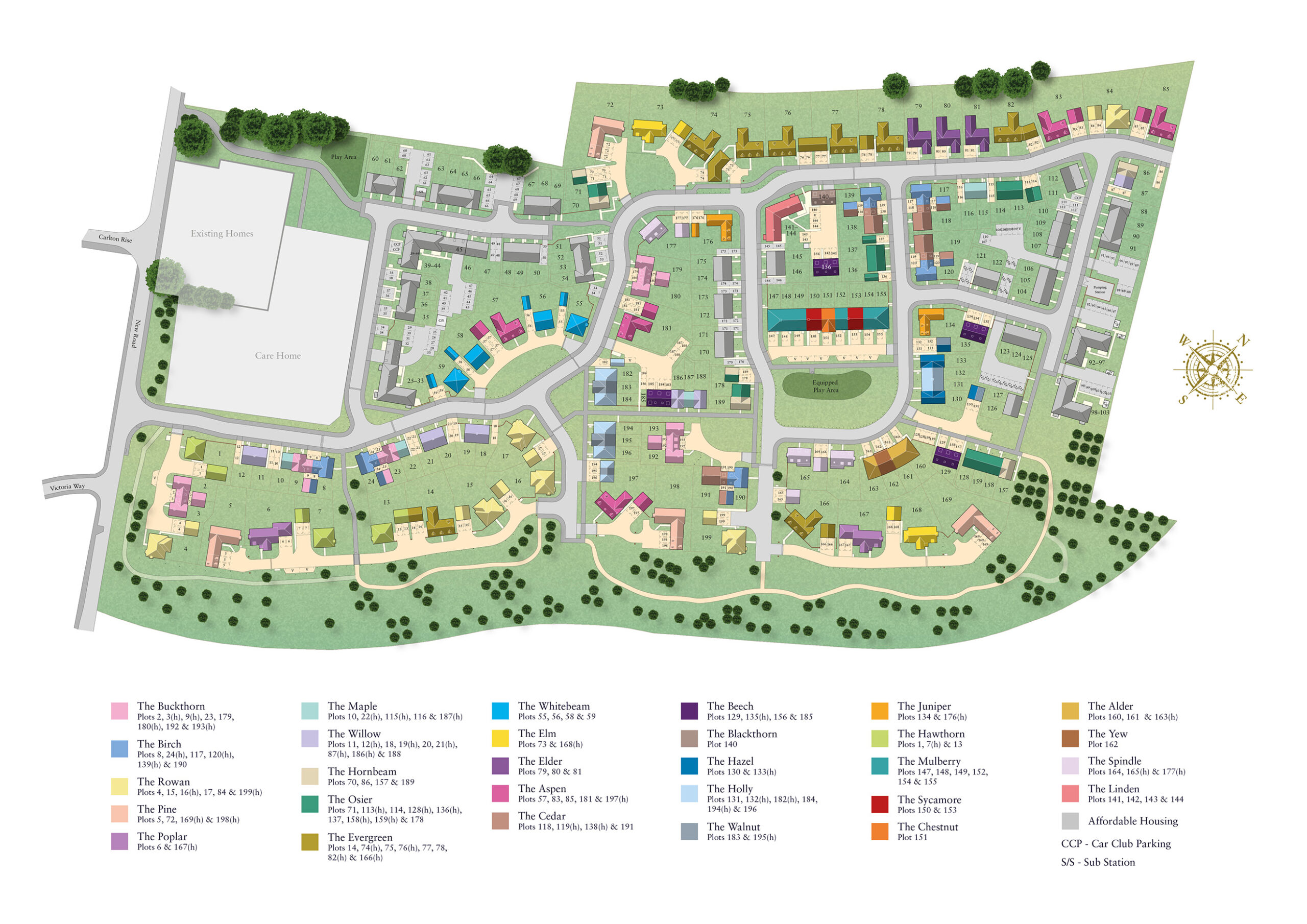 Kingley Grove - Site Plan - Hopkins Homes