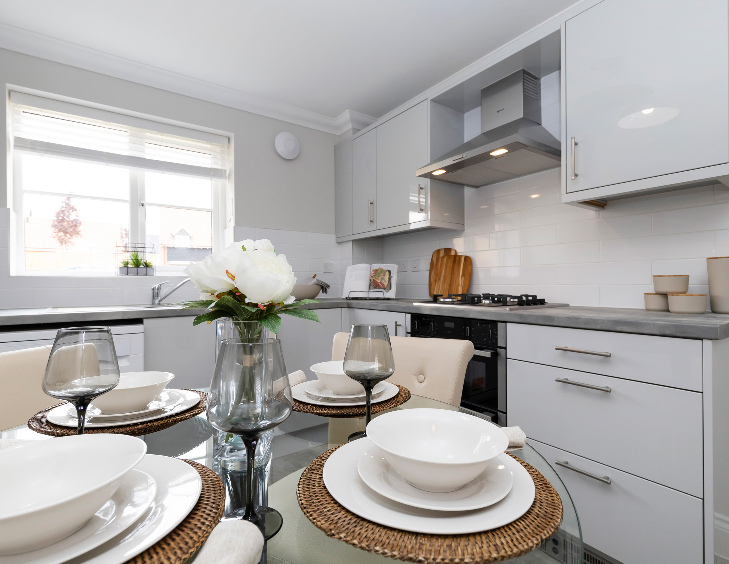 495 Kitchen and table - Hopkins Homes