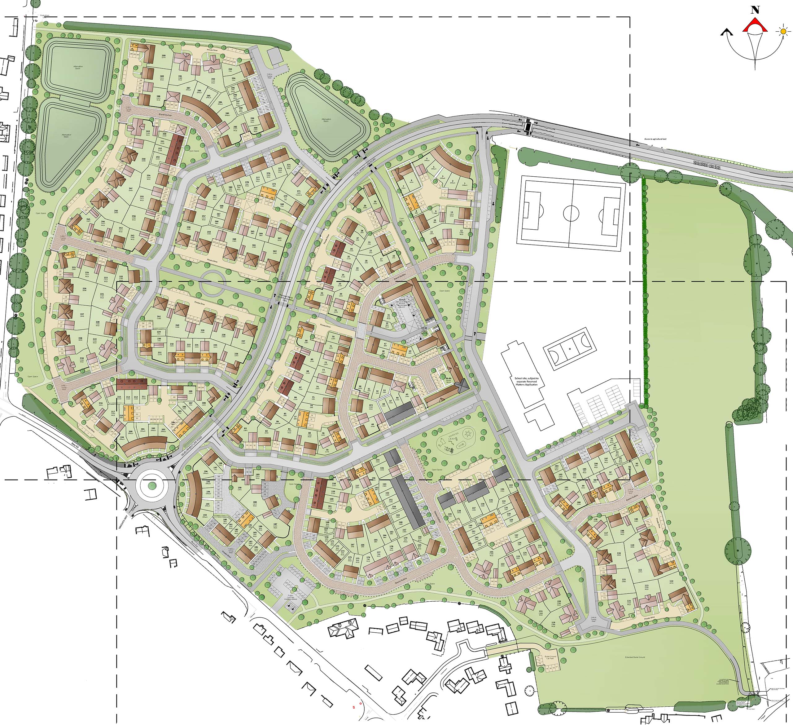 Woolpit planning layout - Hopkins Homes