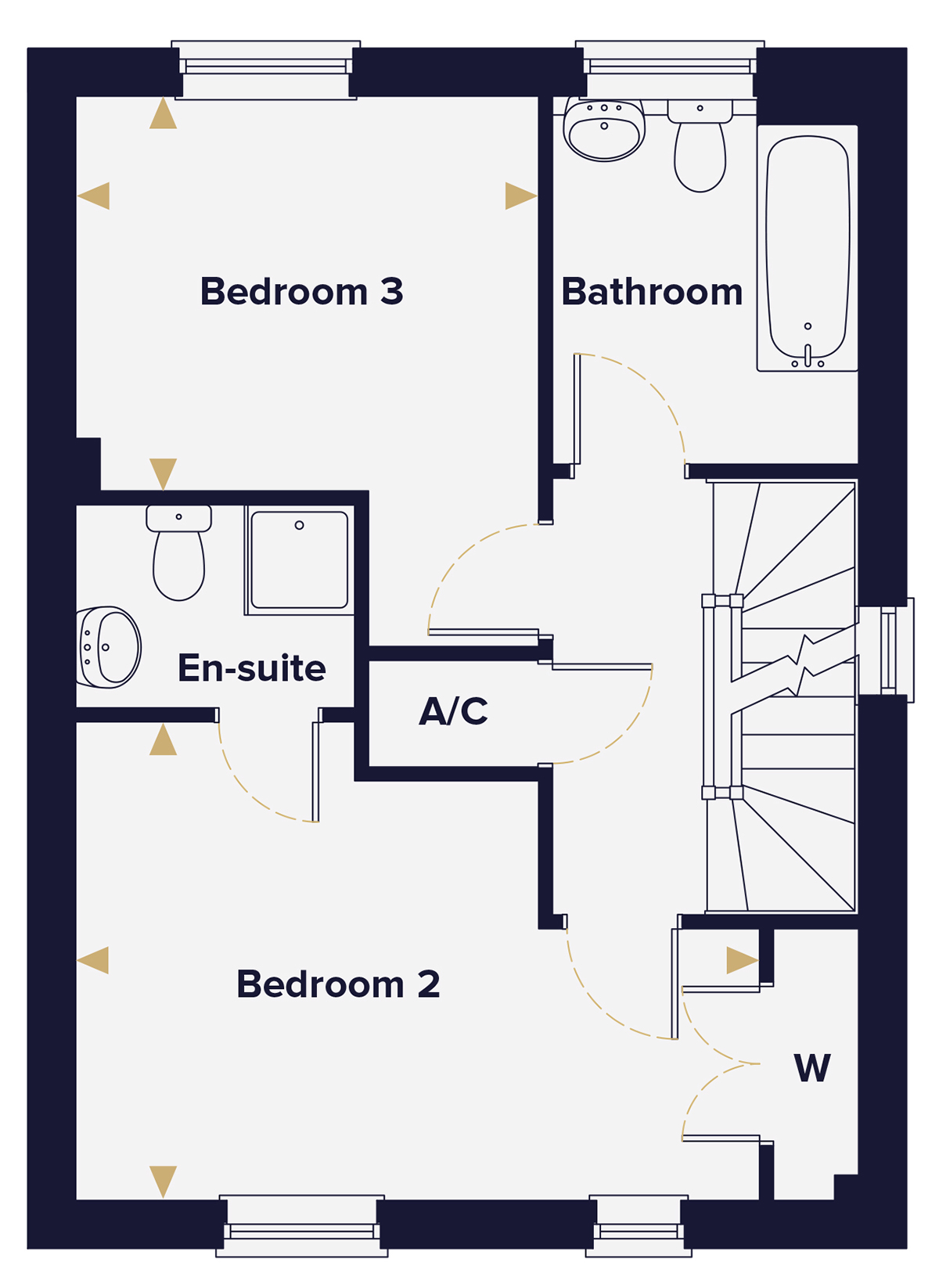 The Juniper First Floor Plan Hopkins Homes