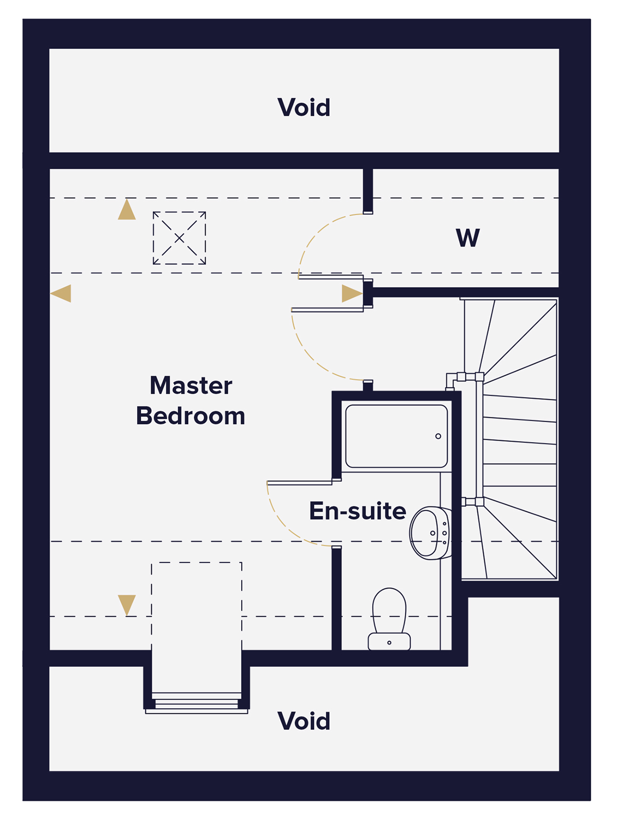 The Juniper Second Floor Plan Hopkins Homes