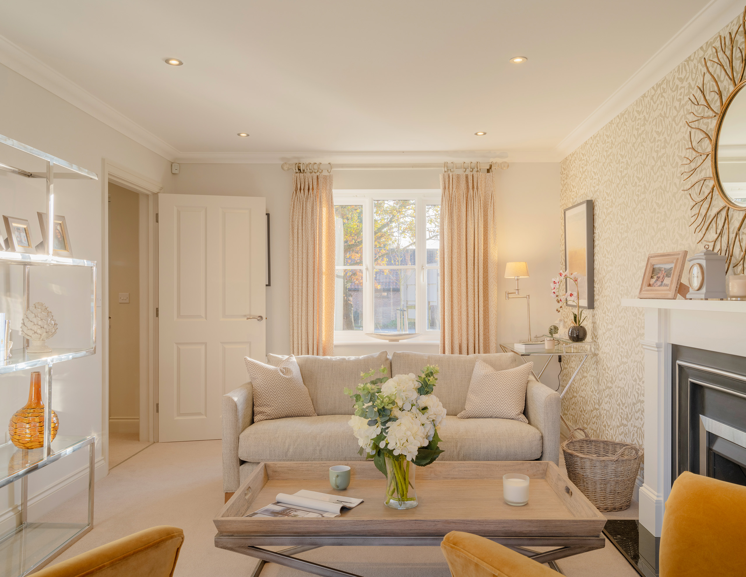 The living room at the Hopkins Homes St George's Place show home