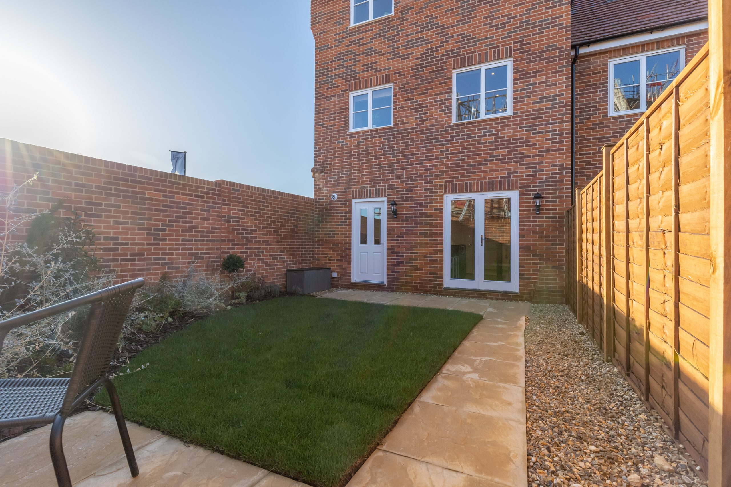 St James Park show home garden