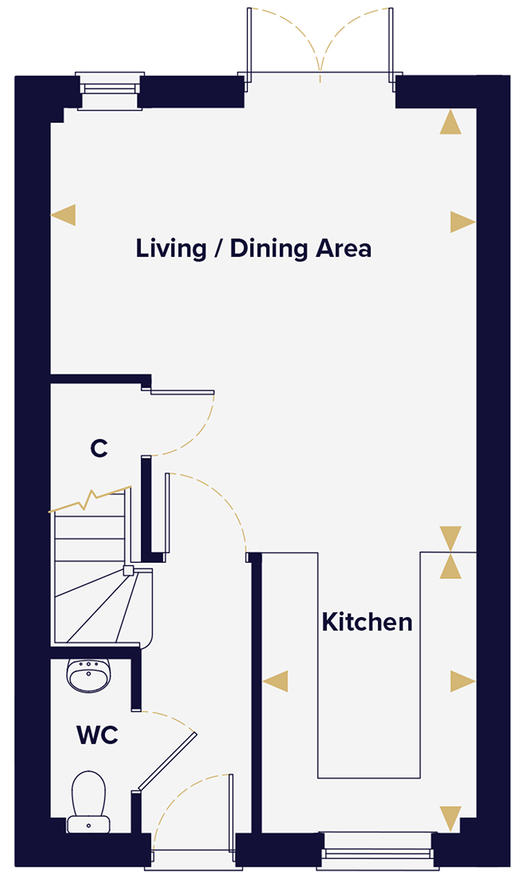 The Ness Ground Floor Plan Hopkins Homes
