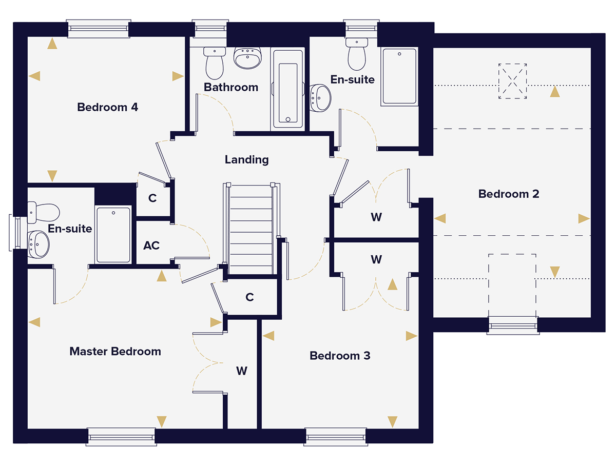 The Hingham First Floor Plan Hopkins Homes