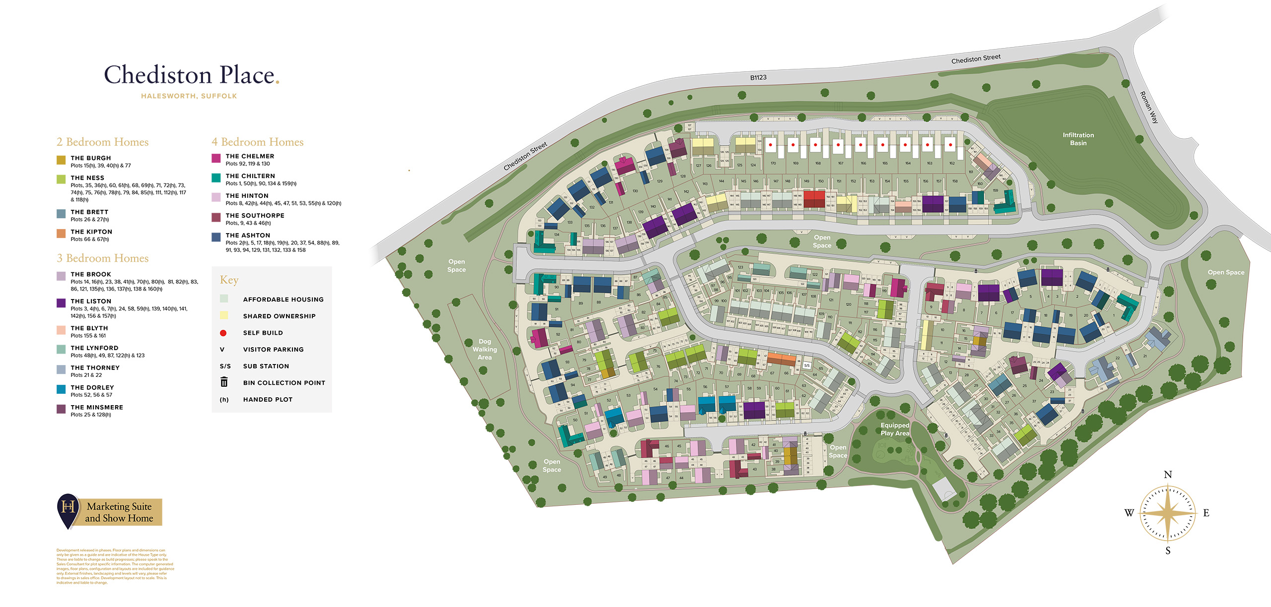 Chediston Place, Halesworth - Site Plan
