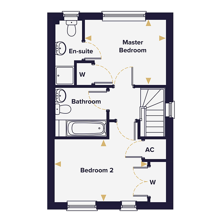The Ness First Floor Plan Hopkins Homes