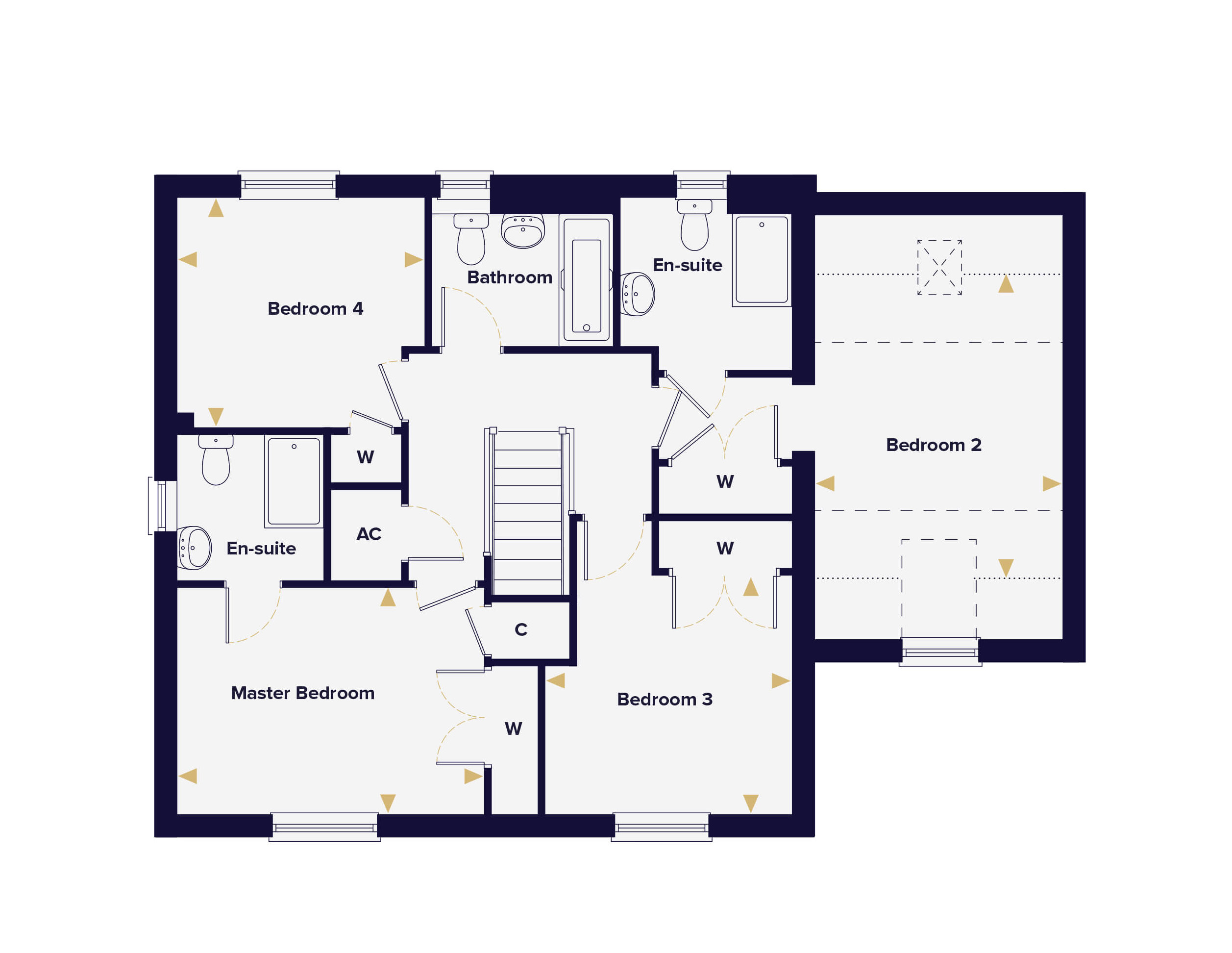 The Hingham First Floor Plan Holt