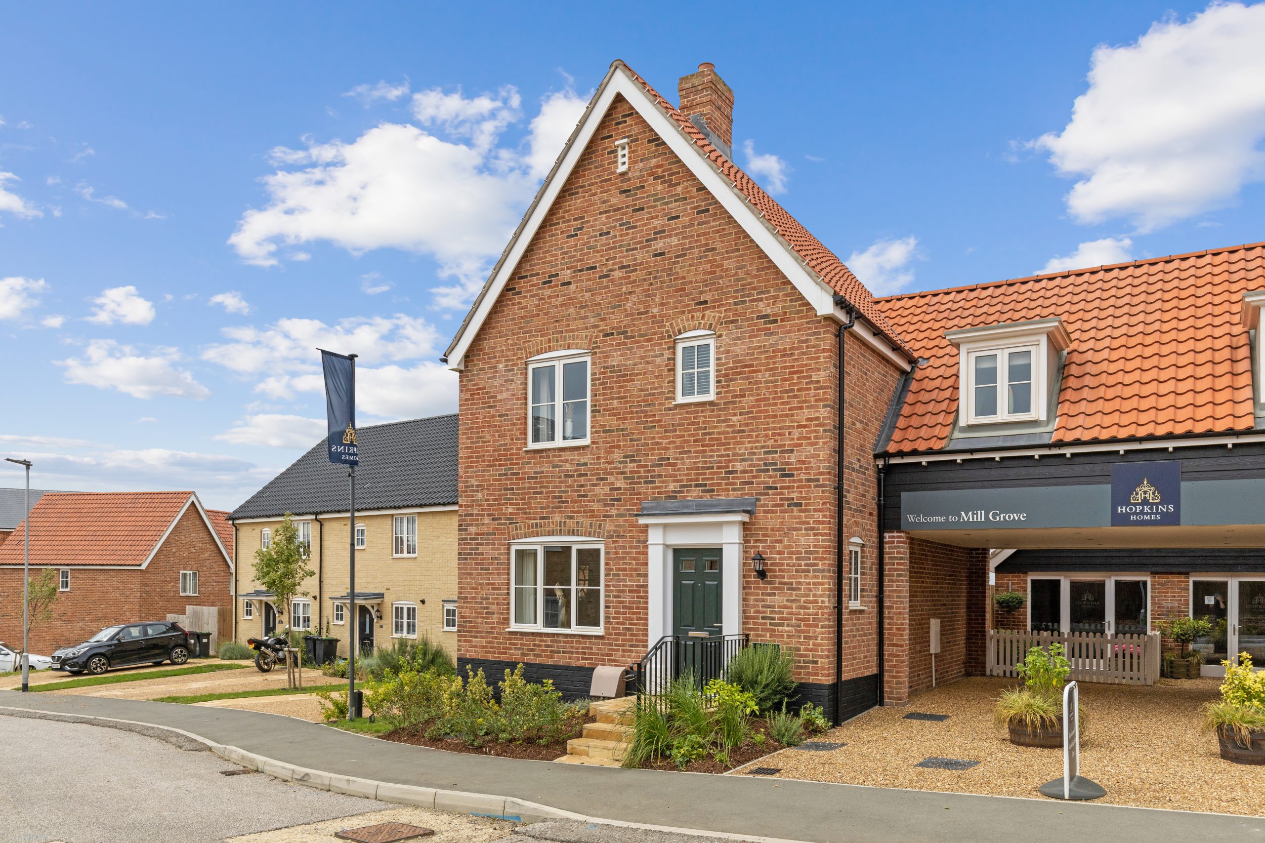 The Hopkins Homes view home at Mill Grove in Stowmarket, Suffolk