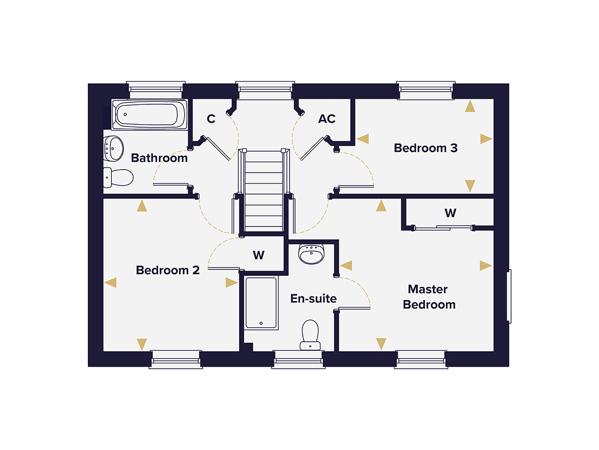 The Blyth First Floor Plan