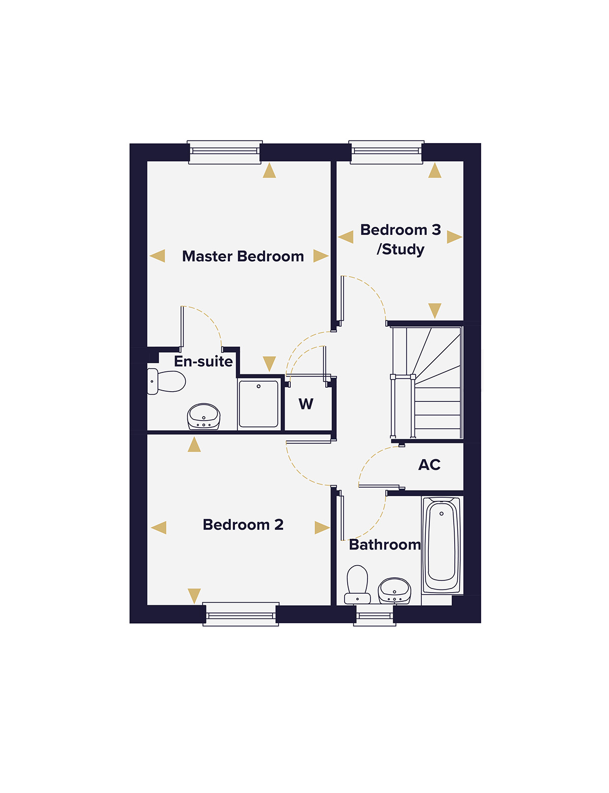 The Brook First Floor Plan