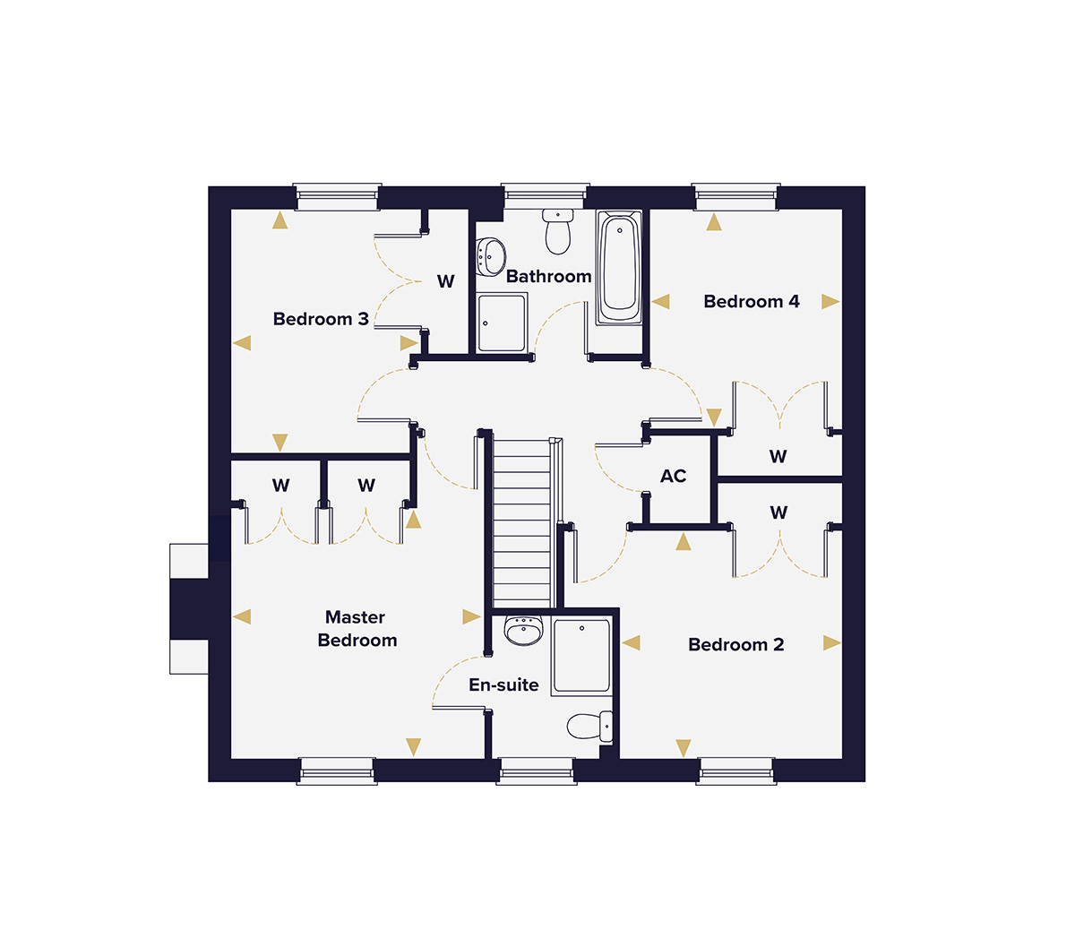 The Heacham First Floor Plan