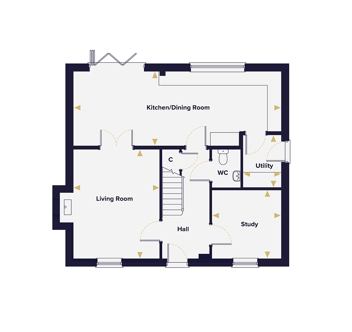 The Heacham Ground Floor Plan