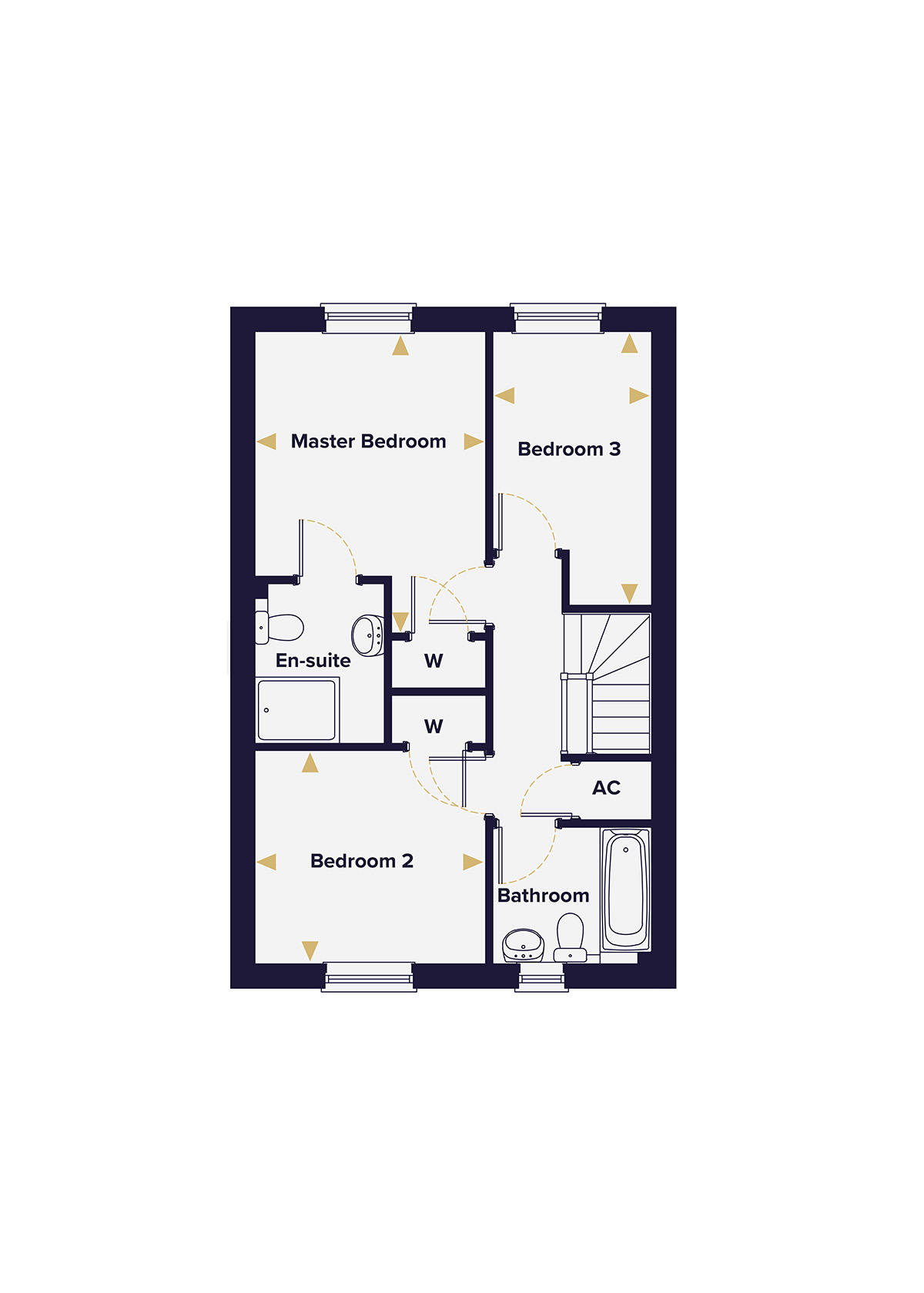 The Liston First Floor Plan