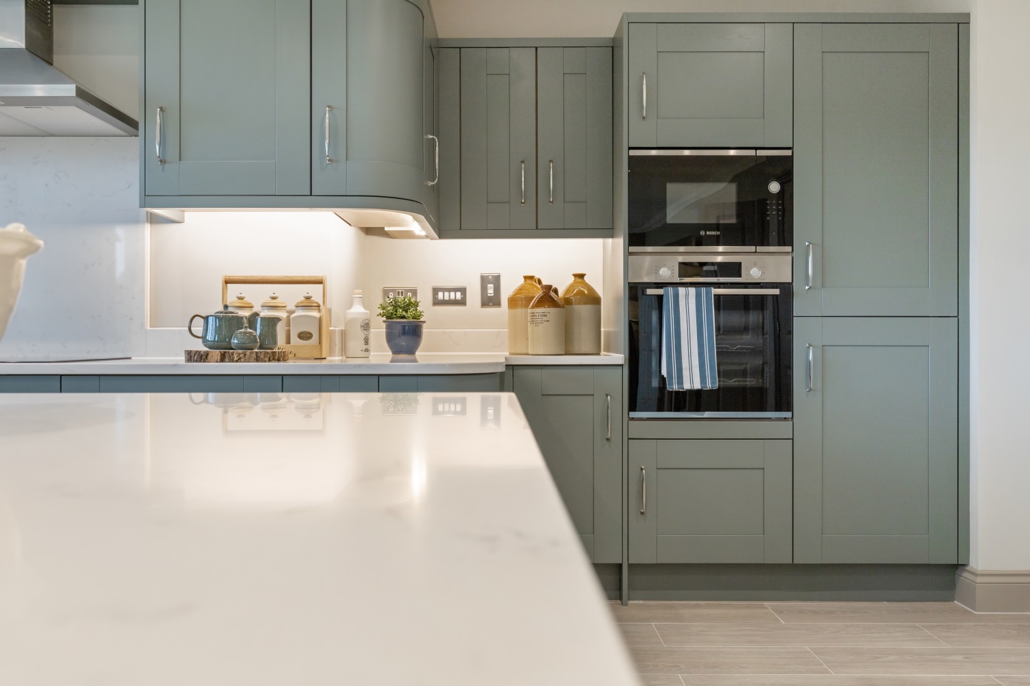 A kitchen in a Hopkins Homes' show home