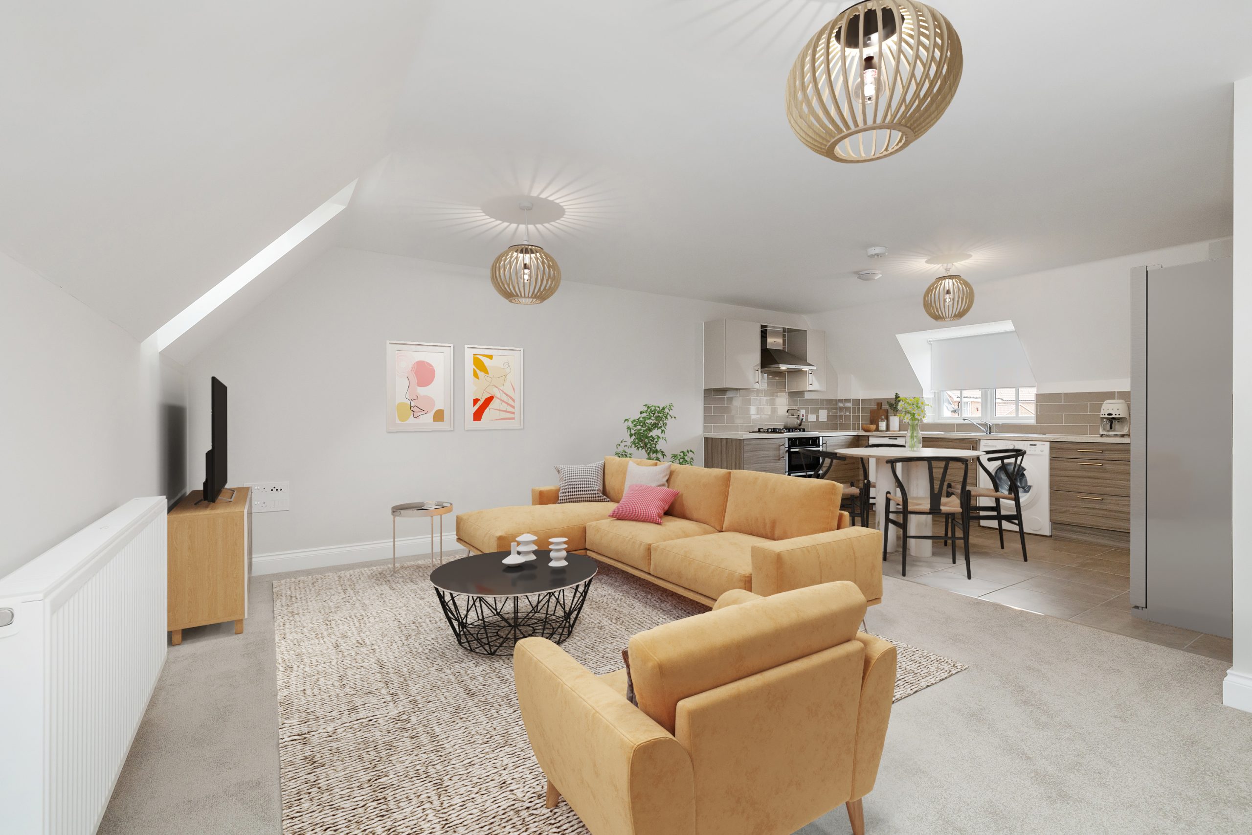 Hopkins Homes' living Room - Coach House, Heronsgate