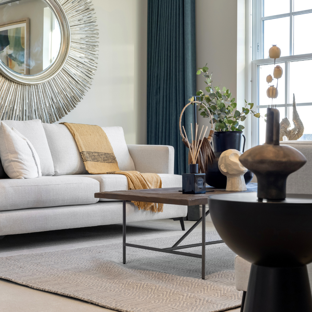 A living room in a Hopkins Home's show home