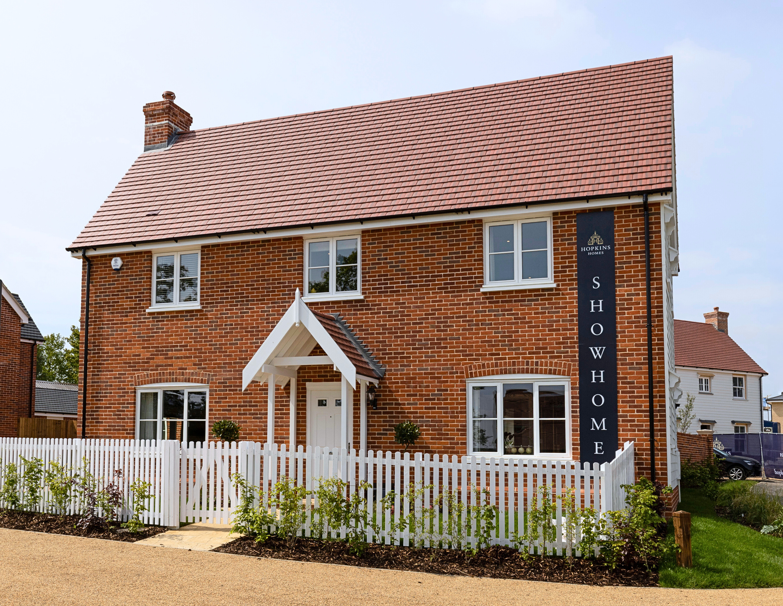 A Hopkins Homes show home from the front