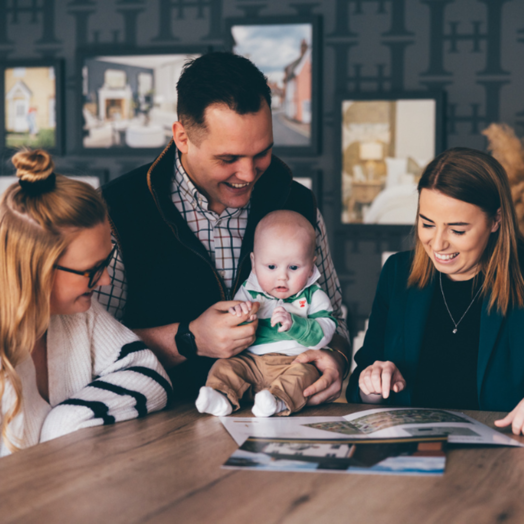 Young family buying a Hopkins home