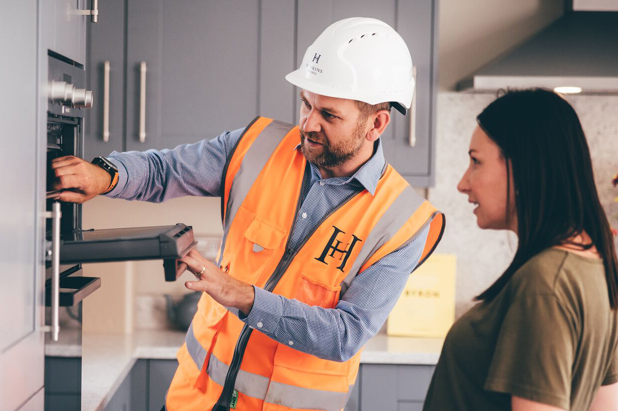 You will have a tour of the whole house and how the house works