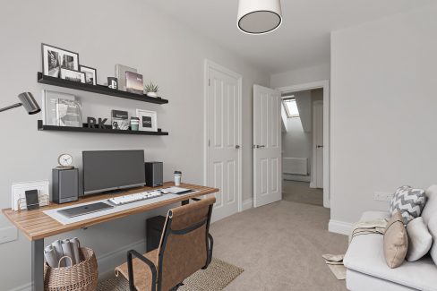 855 Bedroom 2 towards hallway- Hopkins Homes