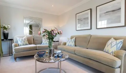 1179 - Living Room with windows - Hopkins Homes