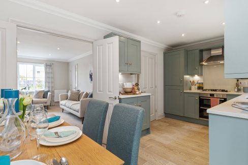 1145 Living Room Kitchen Dining Room - Hopkins Homes