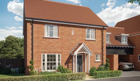 The Hingham - Red Roof - Hopkins Homes