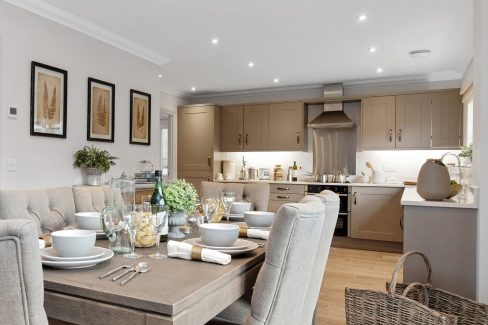 Wall cabinet lighting in a Hopkins Homes kitchen
