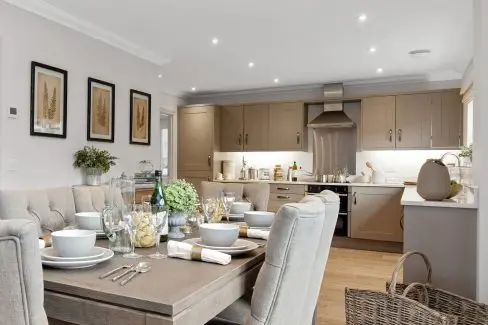 Wall cabinet lighting in a Hopkins Homes kitchen
