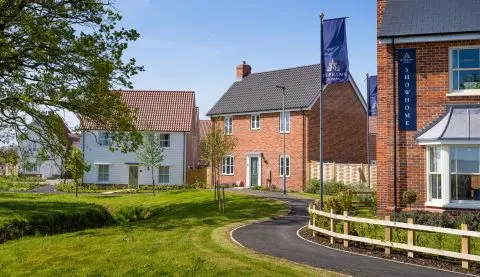 Hopkins Homes Beccles development